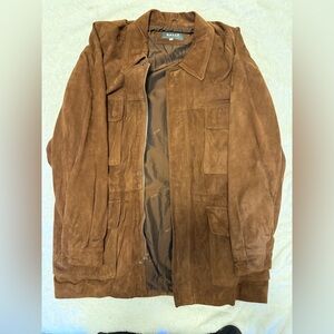 Bally Men's Tan Suede Field Jacket